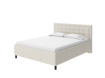 Спальная кровать Como (Veda) 2 140x200, Экокожа (Белый) в Элисте