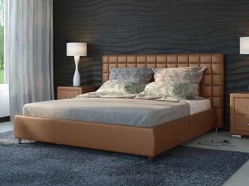 Кровать спальная Corso-3 160х200, Экокожа (Бронзовый перламутр) в Элисте