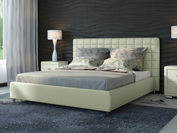 Кровать 2-спальная Corso-3 160х200, Экокожа (Зеленое яблоко) в Элисте