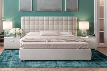 Кровать спальная Corso-3 160х200, Искусственная шерсть (Лама Лён) в Элисте - предосмотр