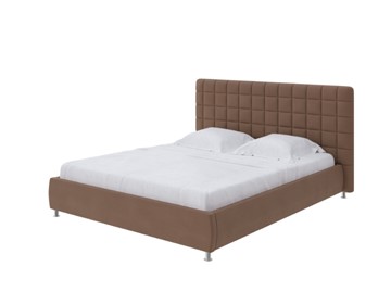 Кровать двуспальная Corso-3 180x200, Велюр (Forest 514 Светло-коричневый) в Элисте
