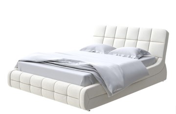 Кровать 2-спальная Corso-6 140x200, Искусственная шерсть (Лама Лён) в Элисте