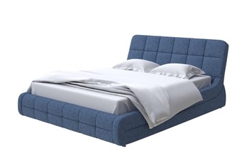Кровать в спальню Corso-6 140x200, Рогожка (Levis 78 Джинс) в Элисте - предосмотр