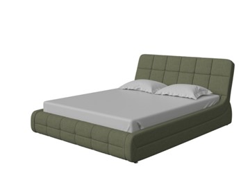 Кровать двуспальная Corso-6 140x200, Искусственная шерсть (Лама Авокадо) в Элисте - предосмотр
