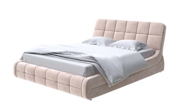 Кровать 2-спальная Corso-6 140x200, Велюр (Лофти Мокко) в Элисте
