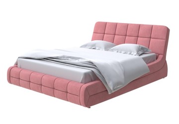 Кровать спальная Corso-6 140x200, Велюр (Ultra Ягодный сорбет) в Элисте