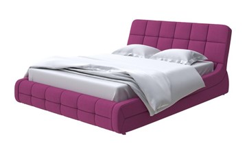Кровать двуспальная Corso-6 160х200, Рогожка (Savana Berry) в Элисте