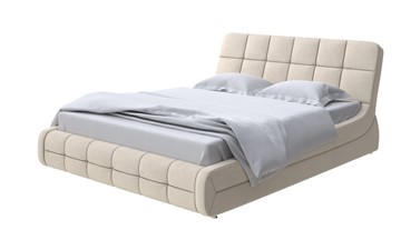 Кровать двуспальная Corso-6 160х200, Велюр (Ultra Песочный) в Элисте - предосмотр