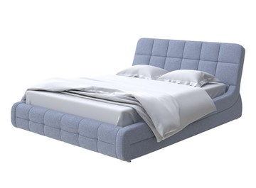 Спальная кровать Corso-6 180х200, Рогожка (Firmino Голубой лед) в Элисте