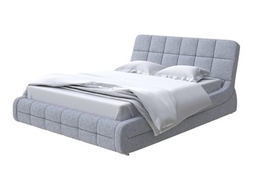 Кровать в спальню Corso-6 180х200, Рогожка (Levis 83 Светло-Серый) в Элисте