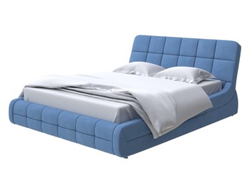 Двуспальная кровать Corso-6 180х200, Рогожка (Тетра Голубой) в Элисте - предосмотр