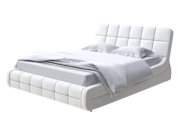 Спальная кровать Corso-6 180х200, Рогожка (Тетра Молочный) в Элисте