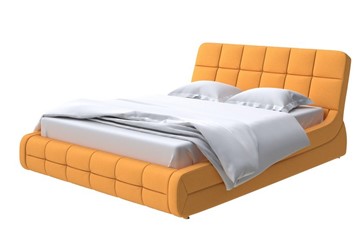 Кровать в спальню Corso-6 180х200, Велюр (Scandi Cotton 18 Шафран) в Элисте