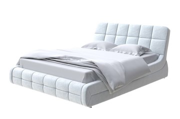 Кровать 2-спальная Corso-6 200х200, Флок (Бентлей Светло-серый) в Элисте