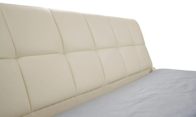 Двуспальная кровать Corso-6 200х200, Искусственная шерсть (Лама Лён) в Элисте - изображение 1