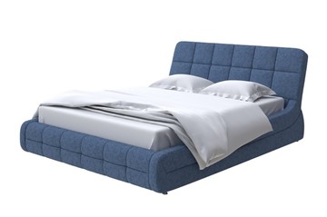 Двуспальная кровать Corso-6 200х200, Рогожка (Levis 78 Джинс) в Элисте - предосмотр