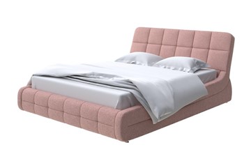 Спальная кровать Corso-6 200х200, Шенилл (Piano 10 Винтажный розовый) в Элисте