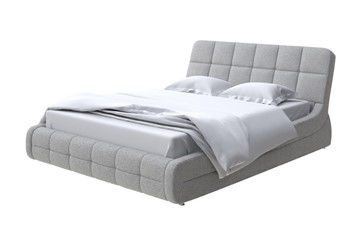 Спальная кровать Corso-6 200х200, Шенилл (Piano 19 Арктический серый) в Элисте