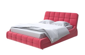 Кровать двуспальная Corso-6 200х200, Велюр (Forest 13 Красный) в Элисте - предосмотр