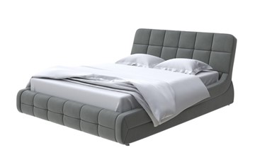 Кровать 2-спальная Corso-6 200х200, Велюр (Forest 520 Темно-серый) в Элисте