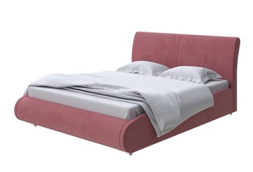 Кровать двуспальная Corso-8 140x200, Велюр (Ultra Багряный) в Элисте