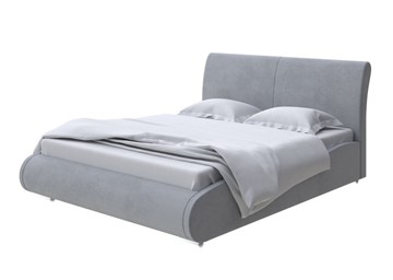 Кровать спальная Corso-8 140x200, Велюр (Ultra Осенний туман) в Элисте