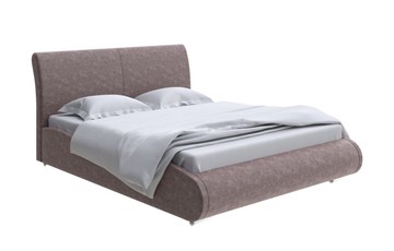 Двуспальная кровать Corso-8 200x200, Велюр (Gratta 8 Брауни) в Элисте