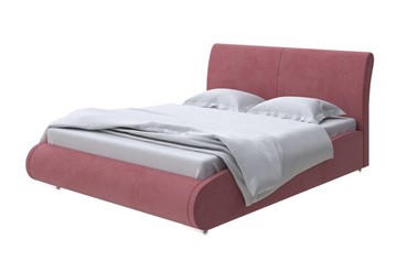 Спальная кровать Corso-8 200x200, Велюр (Ultra Багряный) в Элисте