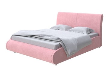 Кровать в спальню Corso-8 Lite 160х200, Велюр (Casa Жемчужно-розовый) в Элисте