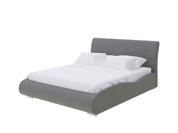 Кровать спальная Corso-8 Lite 180х200, Велюр (Forest 17 Серый) в Элисте