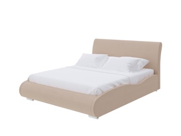 Спальная кровать Corso-8 Lite 180х200, Велюр (Forest 730 Миндальный) в Элисте