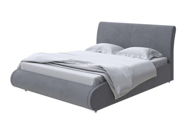 Спальная кровать Corso-8 Lite 180х200, Велюр (Ultra Мокрый асфальт) в Элисте