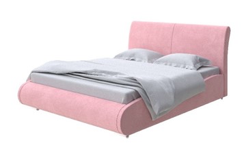 Кровать Corso-8 Lite 200x200, Велюр (Casa Жемчужно-розовый) в Элисте