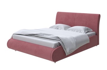 Кровать в спальню Corso-8 Lite 200x200, Велюр (Ultra Багряный) в Элисте