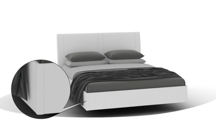 Спальная кровать Domenica, Кр-06 (1600), без ГПМ в Элисте - изображение 1