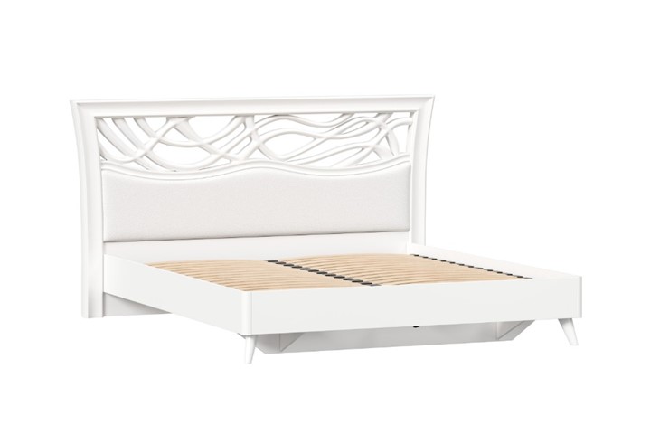 Кровать 2-спальная Джулия 1800 с кроватным основанием, Белый в Элисте - изображение 1