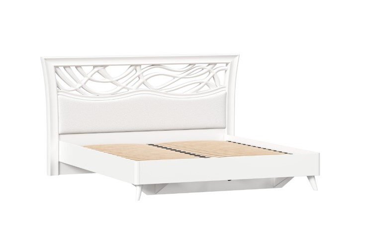 Кровать 2-спальная Джулия 1800 с кроватным основанием, Белый в Элисте - изображение 2