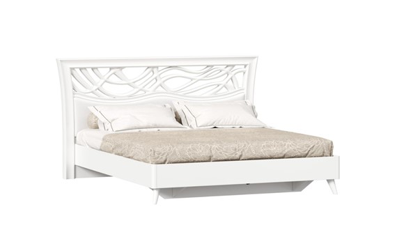 Кровать 2-спальная Джулия 1800 с кроватным основанием, Белый в Элисте - изображение