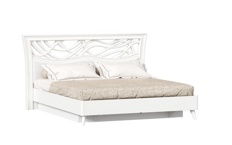 Кровать 2-х спальная Джулия 1800 с подъемным механизмом, Белый в Элисте - изображение 1