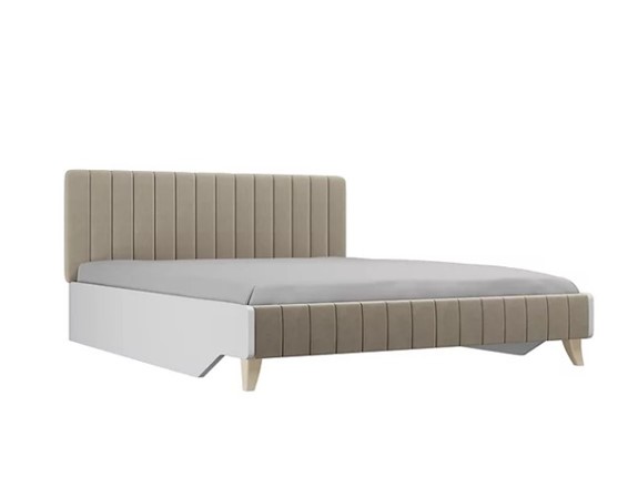 Двуспальная кровать Элика с настилом в Элисте - изображение
