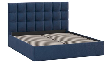 2-спальная кровать Эмбер тип 1 (Микровелюр Wellmart Blue) в Элисте - предосмотр 1