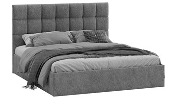 2-спальная кровать Эмбер тип 1 (Микровелюр Wellmart Silver) в Элисте - предосмотр