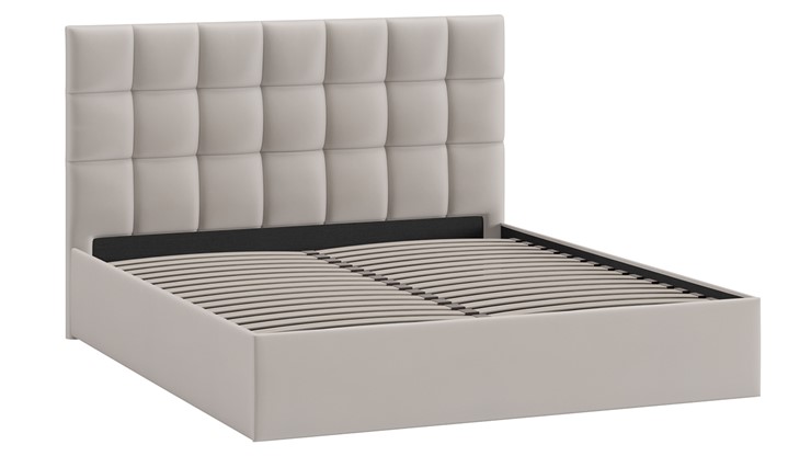 Кровать Эмбер тип 1 (Велюр Confetti Smoke) в Элисте - изображение 1