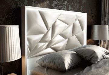 Спальная кровать FRANCO KIU 1242 с LED подсветкой изголовья (180х200) в Элисте - предосмотр 9