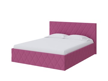 Кровать 2-х спальная Fresco 140х200, Рогожка (Savana Berry (фиолетовый)) в Элисте - предосмотр