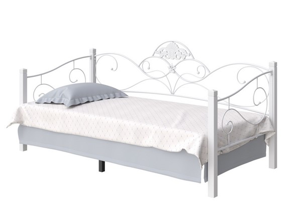Кровать Garda 2R софа 90х200, белый в Элисте - изображение