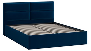 Кровать в спальню Глосс Тип 1 (Велюр Confetti Blue) в Элисте - предосмотр 2