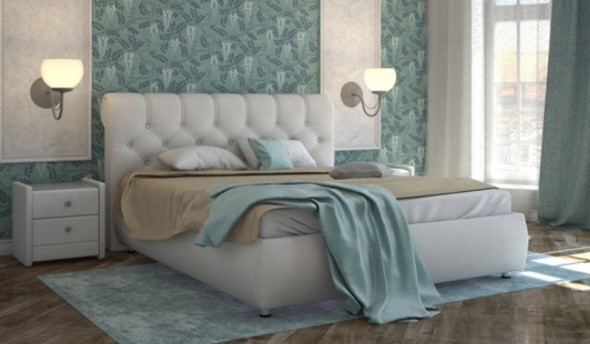 Кровать спальная Gondola 100 с ортопедической решеткой 160х190 в Элисте - изображение