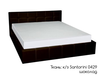 Спальная кровать Грета 160х200 (шоколад) без основания в Элисте