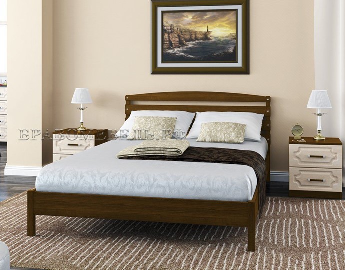 Двуспальная кровать Камелия-1 (Венге) 160х200 в Элисте - изображение 2